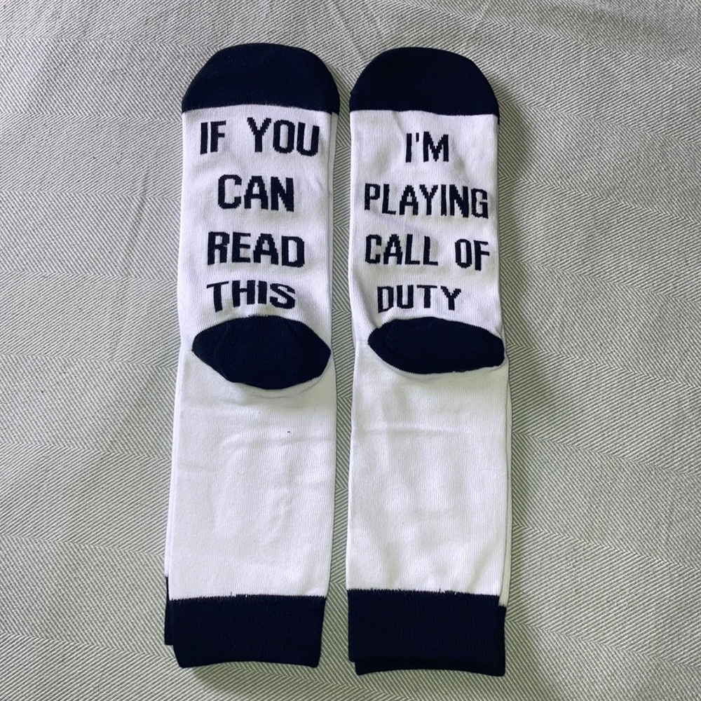 If You Can Read This I’m Playing Call Of Duty Socks